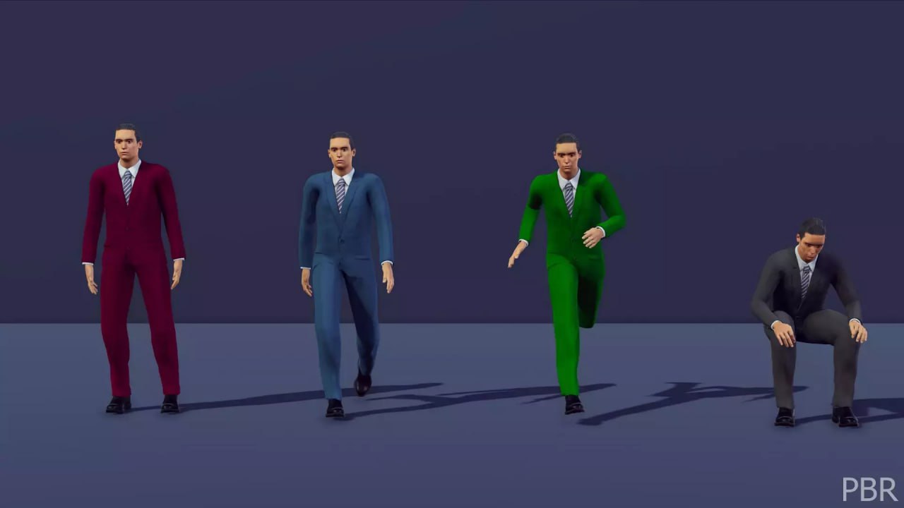 Male Character With Suite📱 - изображение 3